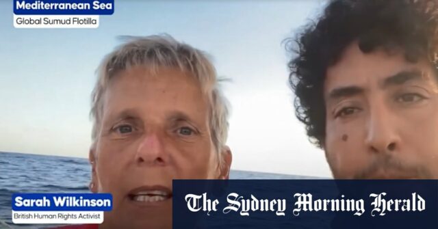 Flotilha que transporta australianos se aproxima de Gaza

