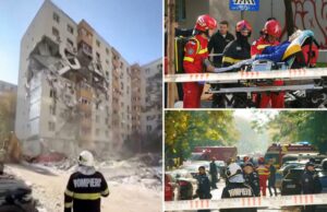 Forte explosão em prédio de apartamentos em Bucareste, Romênia, mata 3 e fere pelo menos 13 Forte explosão em prédio de apartamentos em Bucareste, Romênia, mata 3 e fere pelo menos 13