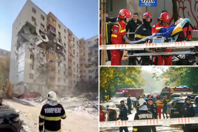 Forte explosão em prédio de apartamentos em Bucareste, Romênia, mata 3 e fere pelo menos 13

