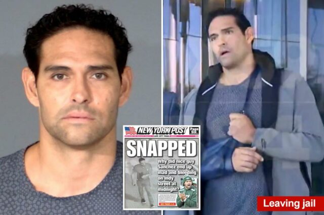Foto de Mark Sanchez revelada enquanto ele sai mancando do hospital de Indianápolis e vai para a prisão

