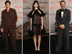 ‘Frankenstein’ LA Premiere Red Carpet: Jacob Elordi, Mia Goth, Oscar Isaac e mais Jacob Elordi participa do