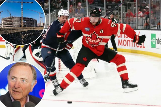 Gary Bettman expressa ‘preocupação’ com atrasos na construção da arena antes do retorno da NHL nas Olimpíadas

