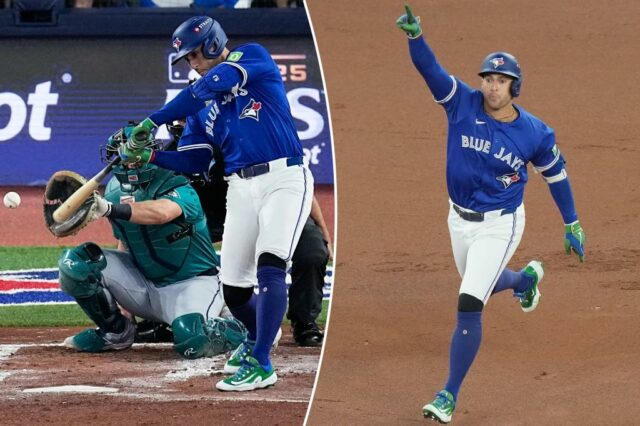 George Springer faz história no Blue Jays com home run no primeiro arremesso dos Mariners no ALCS

