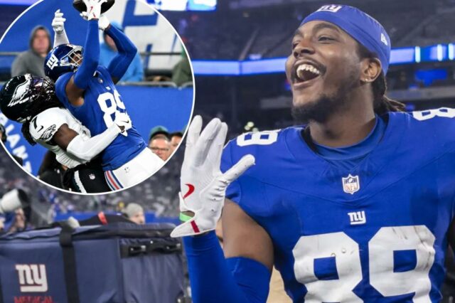 Gigantes mostram que realmente têm alguma profundidade no wide receiver

