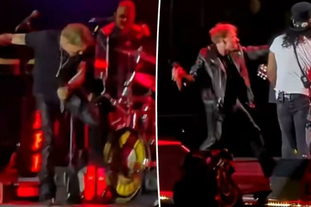 Guns N' Roses aborda o acesso de raiva de Axl Rose no palco - e o boato de que o novo baterista Isaac Carpenter era o culpado

