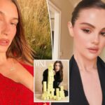 Hailey Bieber reacende rivalidade com Selena Gomez com diss selvagem