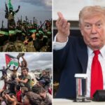 O presidente dos EUA, Trump, falando durante uma mesa redonda sobre o movimento Antifa.