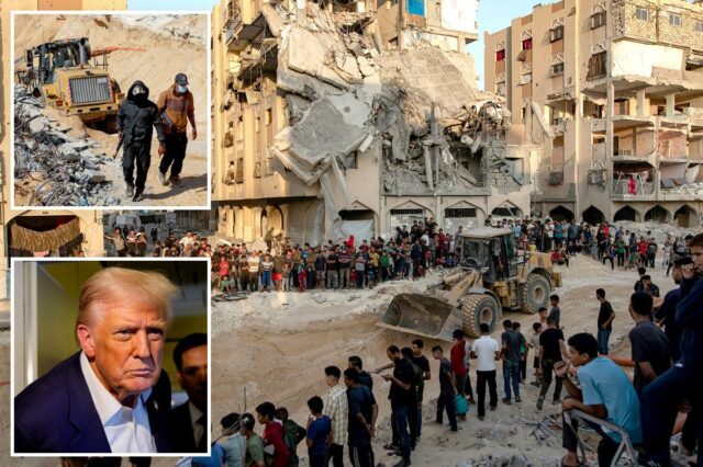 Hamas procura reféns mortos em Gaza ocupada por Israel enquanto Trump estabelece prazo

