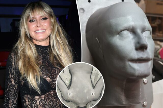 Heidi Klum dá uma nova dica 'atrevida' sobre a elaborada Heidi Klum dá uma nova dica 'atrevida' sobre a elaborada fantasia de Halloween deste ano