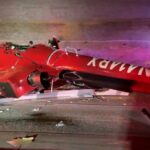 Helicóptero médico cai na estrada de Sacramento, deixando 3 feridos criticamente