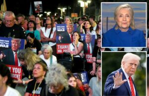 Hillary Clinton elogia raros elogios ao presidente Trump pela forma como lidou com o acordo de paz Israel-Hamas: ‘Eu realmente elogio’ Hillary Clinton elogia raros elogios ao presidente Trump pela forma como lidou com o acordo de paz Israel-Hamas: 'Eu realmente elogio'