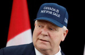 Horas depois de Trump afirmar que certamente imporia ainda mais pedágios ao Canadá, o anúncio Reagan de Ontário é transmitido novamente pela Globe Collection Yahoo news home