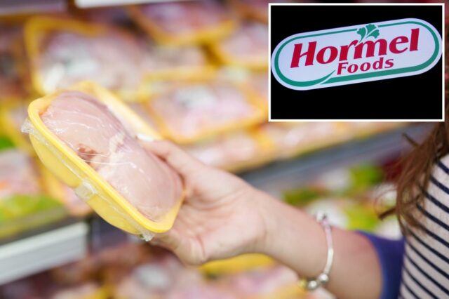 Hormel recolhe 4,9 milhões de libras de frango possivelmente contaminadas Hormel recolhe 4,9 milhões de libras de frango possivelmente contaminadas por ‘pedaços de metal’