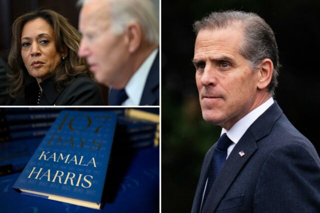 Hunter Biden lamenta o livro ‘doloroso’ de Kamala Harris e sugere que Joe a escolheu porque ela é negra

