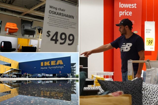 IKEA aumenta preços de alguns itens caros à medida que as tarifas de móveis de Trump entram em vigor


