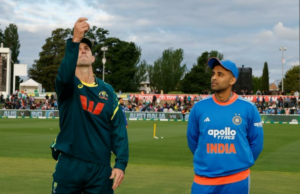 IND vs AUS 2º T20I: Mitchell Marsh vence o sorteio; Austrália opta por lançar primeiro IND vs AUS 2º T20I: Mitchell Marsh vence o sorteio; Austrália opta por lançar primeiro