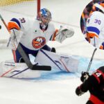 Ilya Sorokin ainda parecia instável para os Islanders, apesar da grande defesa de pênalti