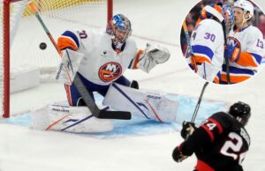 Ilya Sorokin ainda parecia instável para os Islanders, apesar da grande defesa de pênalti Ilya Sorokin ainda parecia instável para os Islanders, apesar da grande defesa de pênalti