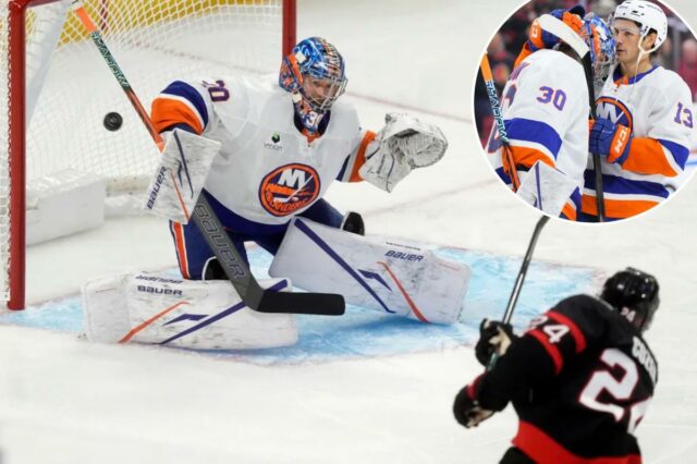 Ilya Sorokin ainda parecia instável para os Islanders, apesar da grande defesa de pênalti

