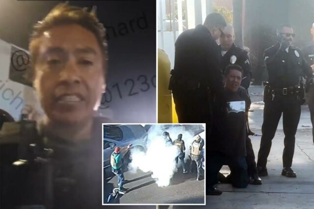 Imigrante ilegal baleado após supostamente bater o carro contra federais é um conhecido TikTokker que filma prisões do ICE

