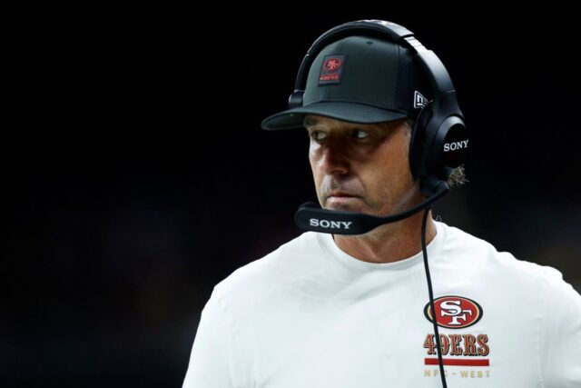 San Francisco 49ers head coach Kyle Shanahan