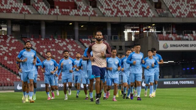 Informações de transmissão ao vivo Índia x Cingapura: IND x SGP, quando, onde ver a qualificação AFC Asian Mug 2027? 

