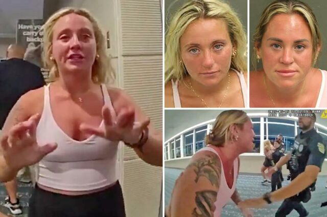 Irmãs bêbadas de NJ são presas após colapso por serem expulsas do voo da Frontier Airlines, atacando trabalhador: filmagem da câmera corporal

