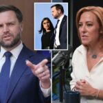 JD Vance dá o golpe ‘vergonhoso’ de Jen Psaki de que sua esposa tem medo dele