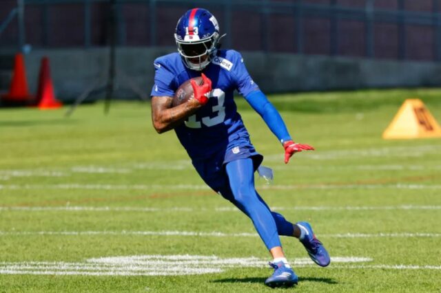 Jalin Hyatt, que lutou em sua carreira no Giants, terá outra chance após a lesão de Malik Naber.