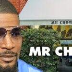 Jamie Foxx Sr. Chow em Beverly Hills getty