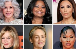 Jane Fonda, Melanie Griffith, Eva Longoria, Octavia Spencer, Jordan Chiles e Sharon Rock vão existir no poder das mulheres Jane Fonda, Melanie Griffith, Eva Longoria, Octavia Spencer, Jordan Chiles e Sharon Rock vão existir no poder das mulheres