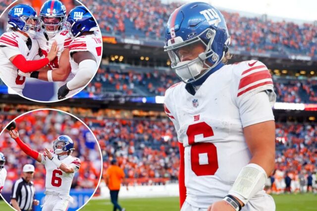 Jaxon Dart respondendo ao seu momento dos Giants foi apenas passageiro


