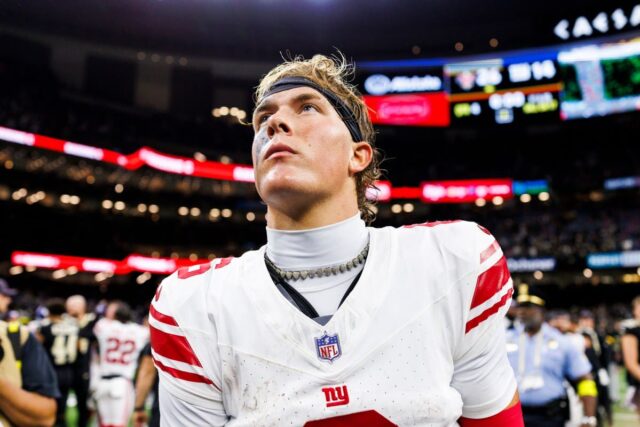 Giants quarterback Jaxson Dart