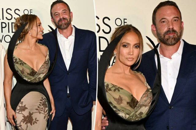 Jennifer Lopez e Ben Affleck se reúnem no tapete vermelho pela primeira vez desde o seu divórcio

