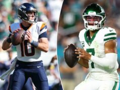 Jets e Broncos vão para Londres para a semana 6: hora, como assistir de graça logotipo de fantasia azarão