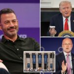 Jimmy Kimmel diz que ‘adoraria’ ter Trump em seu programa: ‘Vou perguntar a ele’