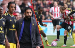 John Obi Mikel ‘apreciou’ Guy Utd Follower Favorite A tela mais atual e sua resposta discutiram quantidades ‘, ele parecia …’ O gerente do Manchester United, Ruben Amorim, fica com Kobbie Manoo e Leny Yoro enquanto esperam para entrar durante a partida da Premier League entre Brentford e Manchester United no Gtech Community Stadium em 2025 em Brentford, Inglaterra.