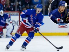 Juuso Parssinen já enfrenta um caminho complicado para oportunidades no Rangers Juuso Parssinen (71) patina com o disco no terceiro período contra o New Jersey Devils no Madison Square Garden, quinta-feira, 2 de outubro de 2025.
