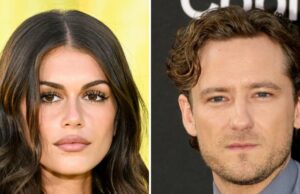 Kaia Gerber aborda a parceria com Lewis Pullman pela 1ª vez Lewis Pullman interpreta tímido sobre os rumores de namoro de Kaia Gerber