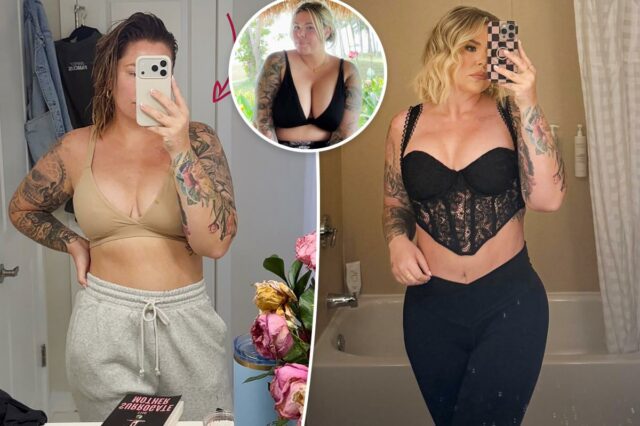 Kailyn Lowry, ex-aluna de 'Teen Mom 2', mostra dramática perda Kailyn Lowry, ex-aluna de 'Teen Mom 2', mostra dramática perda de peso após abdominoplastia em fotos de lingerie