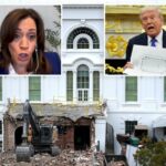 Kamala Harris perde o controle e faz um discurso cheio de palavrões sobre o salão de baile financiado por doações de Trump