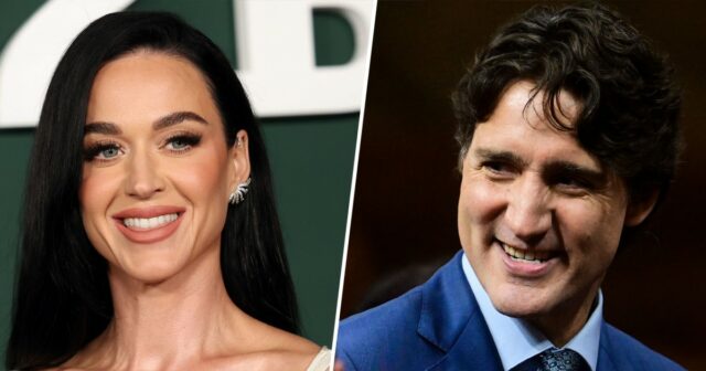 Katy Perry e Justin Trudeau de mãos dadas em Paris Katy Perry e Justin Trudeau de mãos dadas em Paris na comemoração do aniversário do vocalista