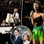 Katy Perry zomba do status de relacionamento enquanto Justin Trudeau sai com a ex-esposa