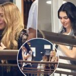 Kendall Jenner e Mary-Kate Olsen saem para um jantar inesperado em Los Angeles