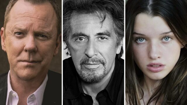 Kiefer Sutherland, Al Pacino e Ever Before Anderson para celebridade no trabalho Thriller 'Daddy Joe' de Luc Besson e EuropaCorp (EXCLUSIVO) 

