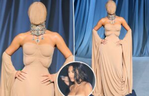 Kim Kardashian usa máscara horrível que obscurece o rosto na Gala do Museu da Academia 2025 Kim Kardashian usa máscara horrível que obscurece o rosto na Gala do Museu da Academia 2025