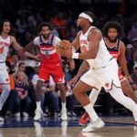 Guerschon Yabusele vence a partida de abertura do jogo de pré-temporada de segunda-feira à noite contra o Wizards.