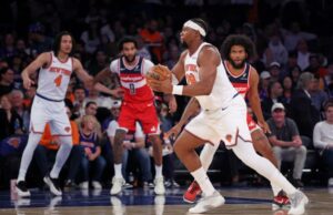 Knicks sabem que haverá ‘curva de aprendizado’ para Guerschon Yabusele Guerschon Yabusele vence a partida de abertura do jogo de pré-temporada de segunda-feira à noite contra o Wizards.