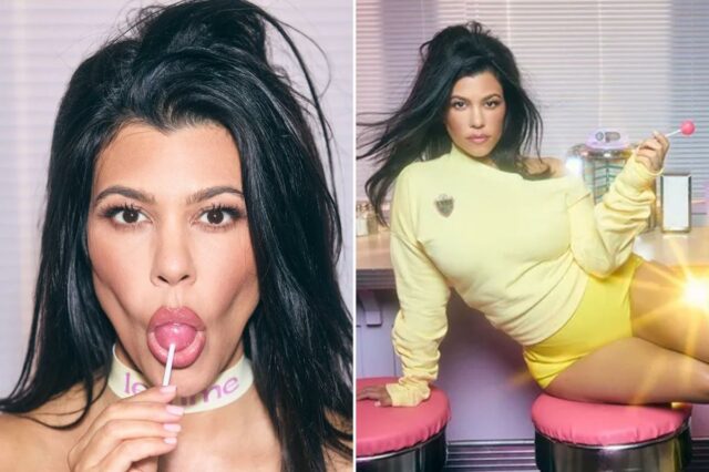 Kourtney Kardashian está lançando pirulitos para sua vagina Kourtney Kardashian está lançando pirulitos para sua vagina