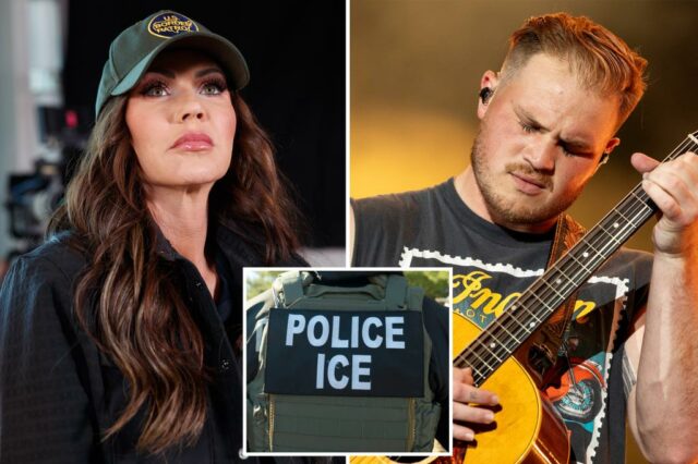 Kristi Noem vai ardente na terra da música country Zach Bryan sobre a música anti-gelo-enquanto Singer responde à Backlash

